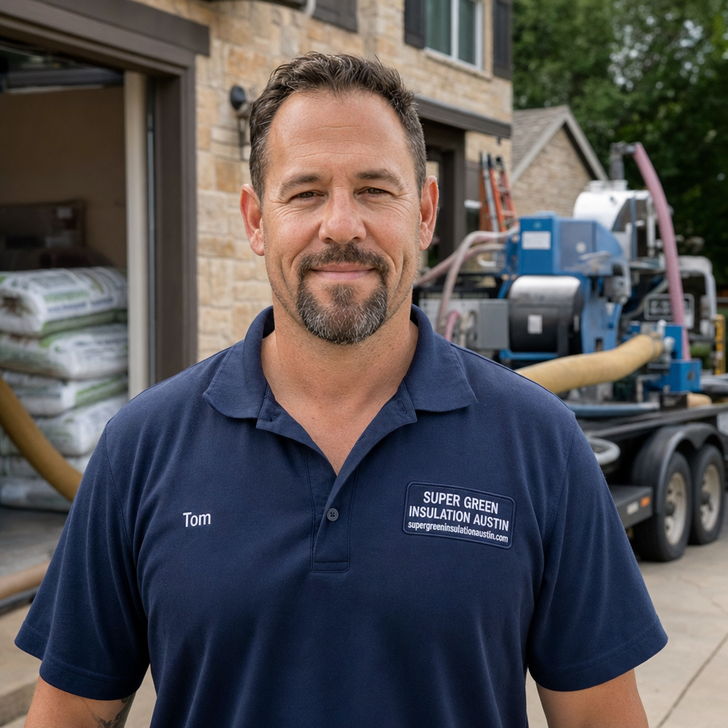 Tom Hopkins, owner of Super Green Insulation Austin